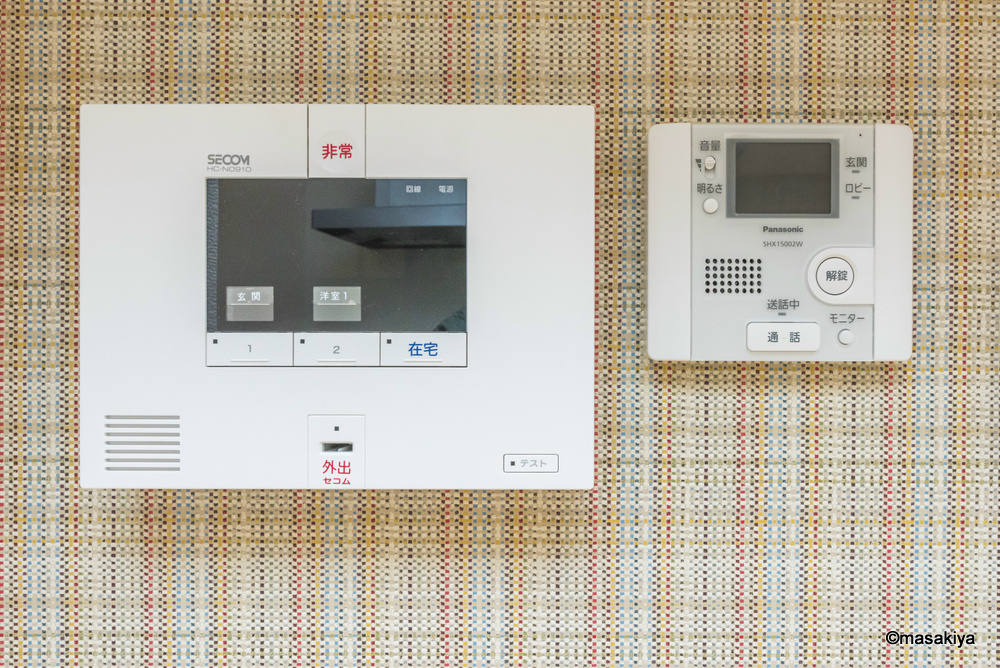 セキュリティ　オートロック付きTVインターホン　セコムセキュリティ