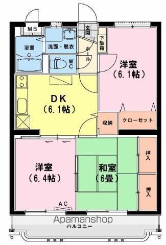 ユーミーいちまるIIIの間取り写真
