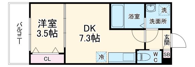 ジーメゾン高座渋谷の間取り写真