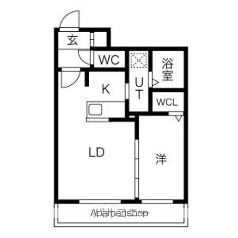 アルファスクエア宮の森2条の間取り写真