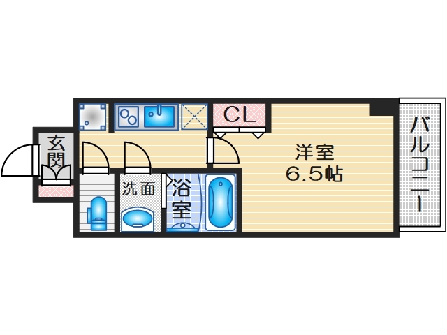 アルティザ江坂の間取り写真