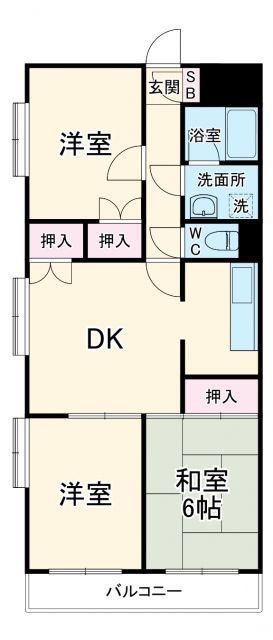 チュリス橋本の間取り写真