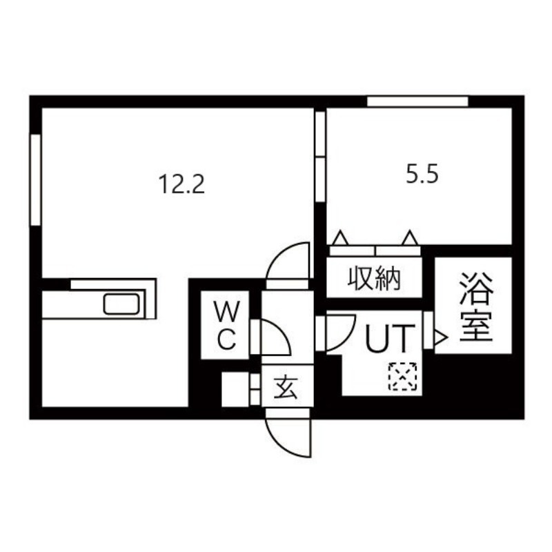 カーサフォレスト西町の間取り写真