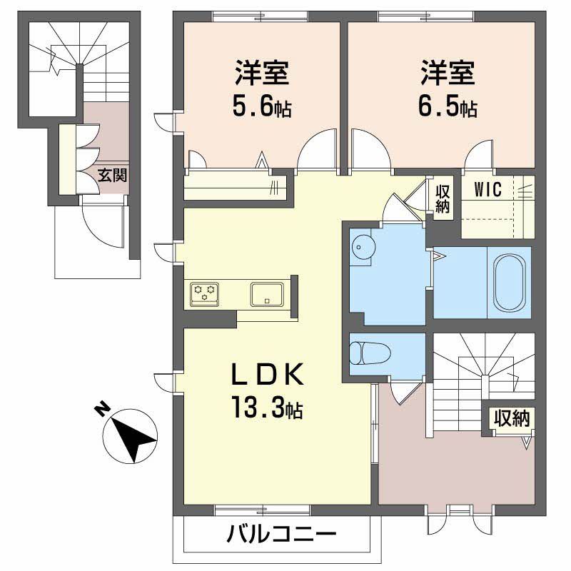 メゾン心の間取り写真