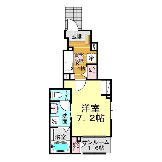 ピンズ下関IIの間取り写真