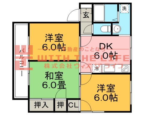 ハミング追分の間取り