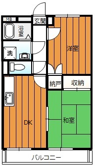 ペガサス緑ヶ丘2号館の間取り