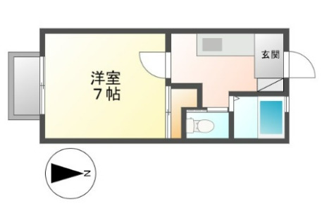 ルーミー牛久91号館の間取り