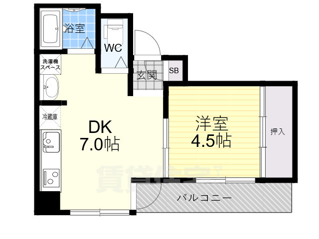 舎楽の間取り