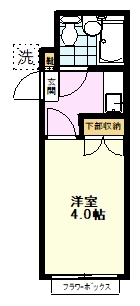 メゾンドールデ国立の間取り