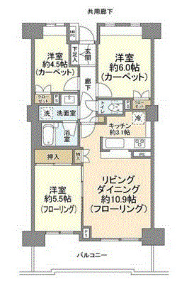 アマックス横浜の間取り