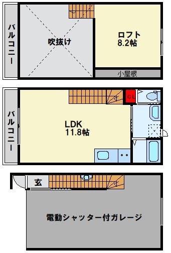 Garaxia385(ガレッシア385)の間取り