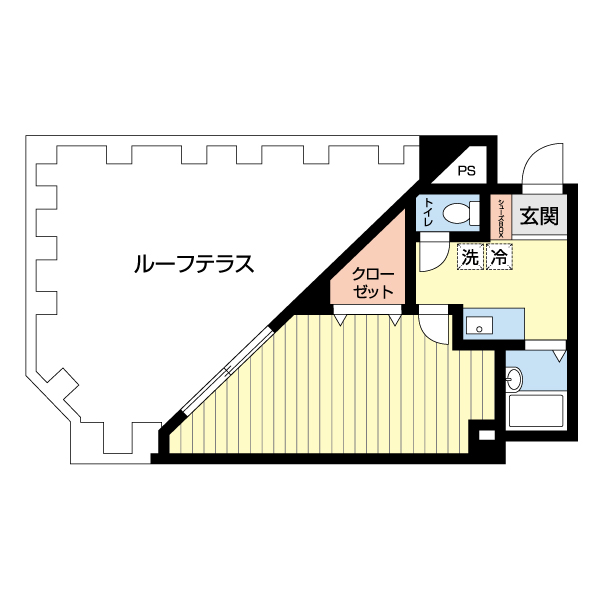 川崎市高津区梶ケ谷のマンションの間取り