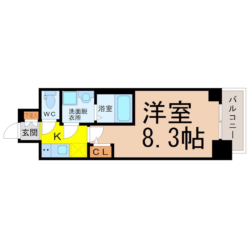 Ｓ－ＲＥＳＩＤＥＮＣＥ熱田の間取り