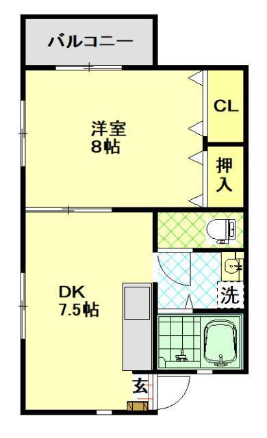 レイグランデＡ棟の間取り