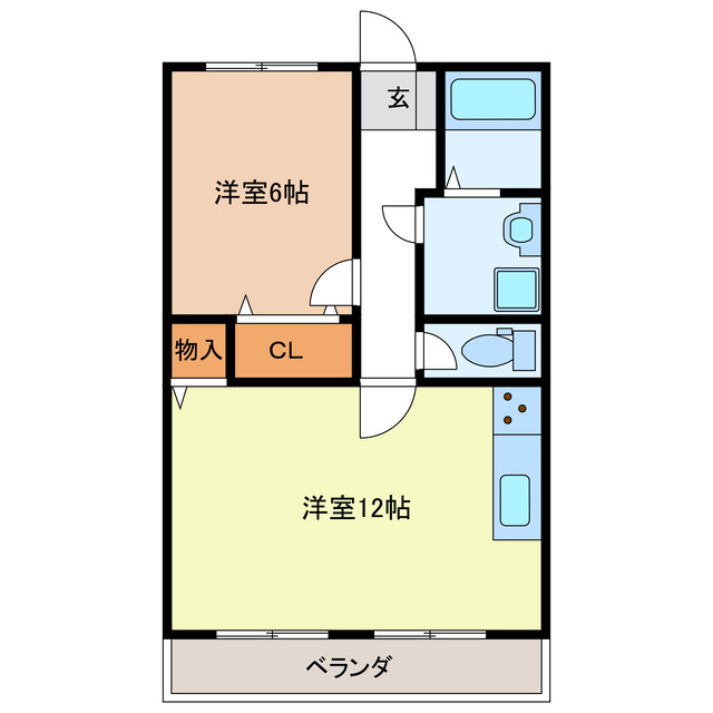 メゾンフィールドＴの間取り