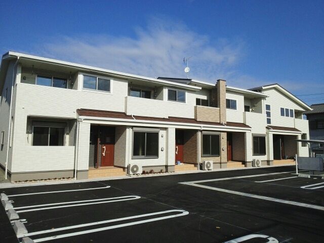 静岡市清水区北脇新田のアパートの建物外観