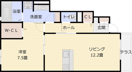 ふじのきローズスクエアーの間取り