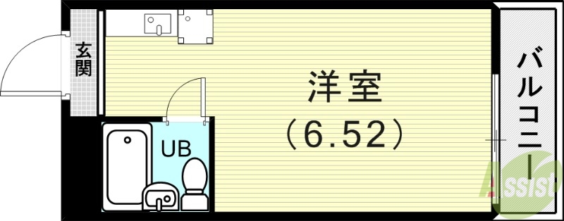 神戸市西区大津和のマンションの間取り