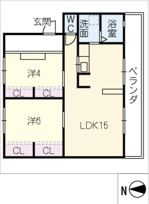 グリーンハイツの間取り