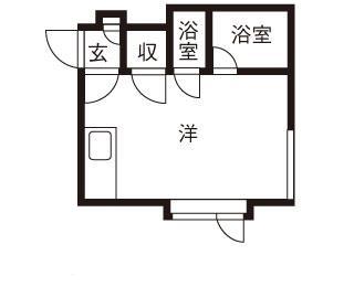 発寒２条クラブハウスの間取り