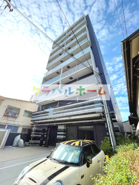 【大阪市西淀川区野里のマンションの建物外観】