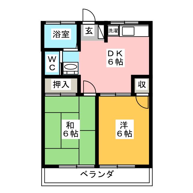 コーポ清樹IIの間取り