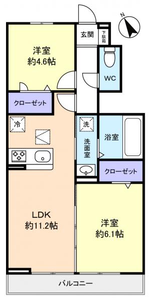 欅ハウス（ケヤキハウス）の間取り