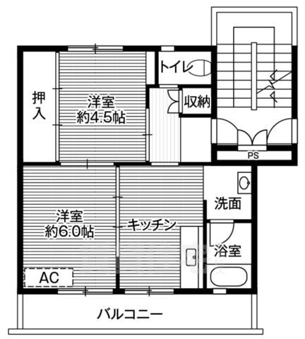 【ビレッジハウス大淀の間取り】