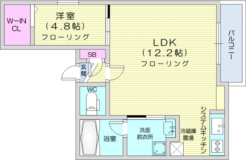 グレイス北16条の間取り