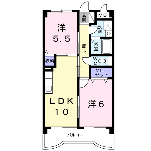 スターメゾン古国府の間取り