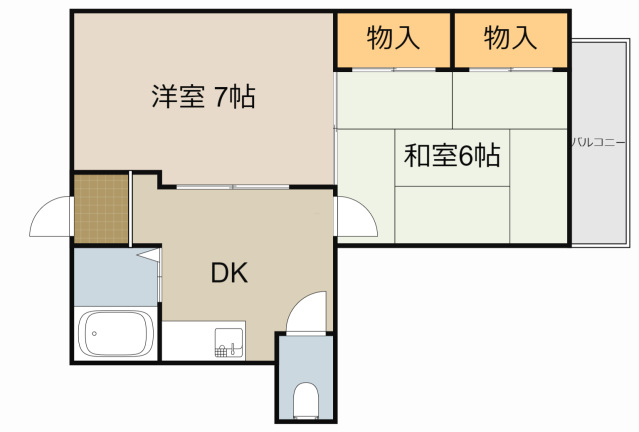 古川ビレッチの間取り