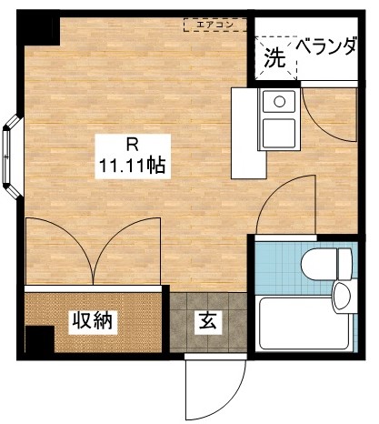 長崎市東古川町のマンションの間取り