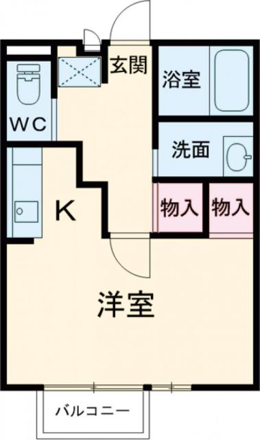 コーポカメリアの間取り