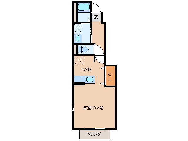 カーサ・ティエラ　Ａ棟の間取り