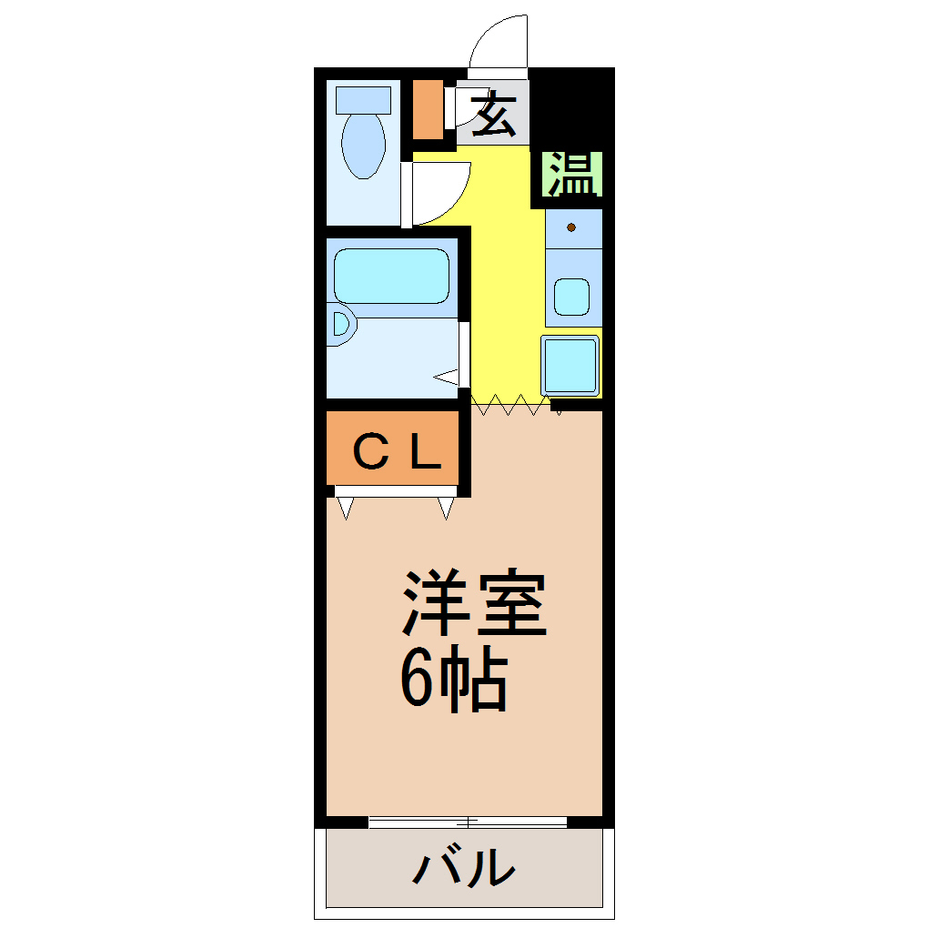 名古屋市瑞穂区妙音通のマンションの間取り