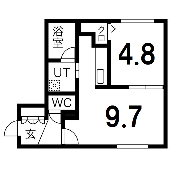 仮)ALPHA学園前の間取り