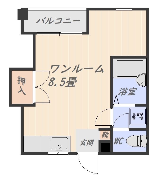 ＭＡＩＳＯＮ　ビラメールの間取り