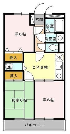 【江戸川区東葛西のアパートの間取り】