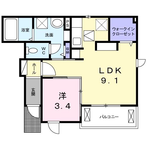 グラマラスの間取り