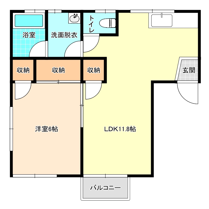 ＡＰ紗（サヤ）の間取り