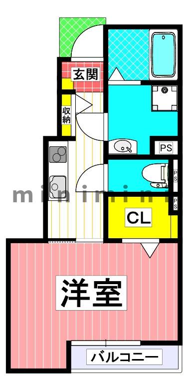 セレン神園.の間取り