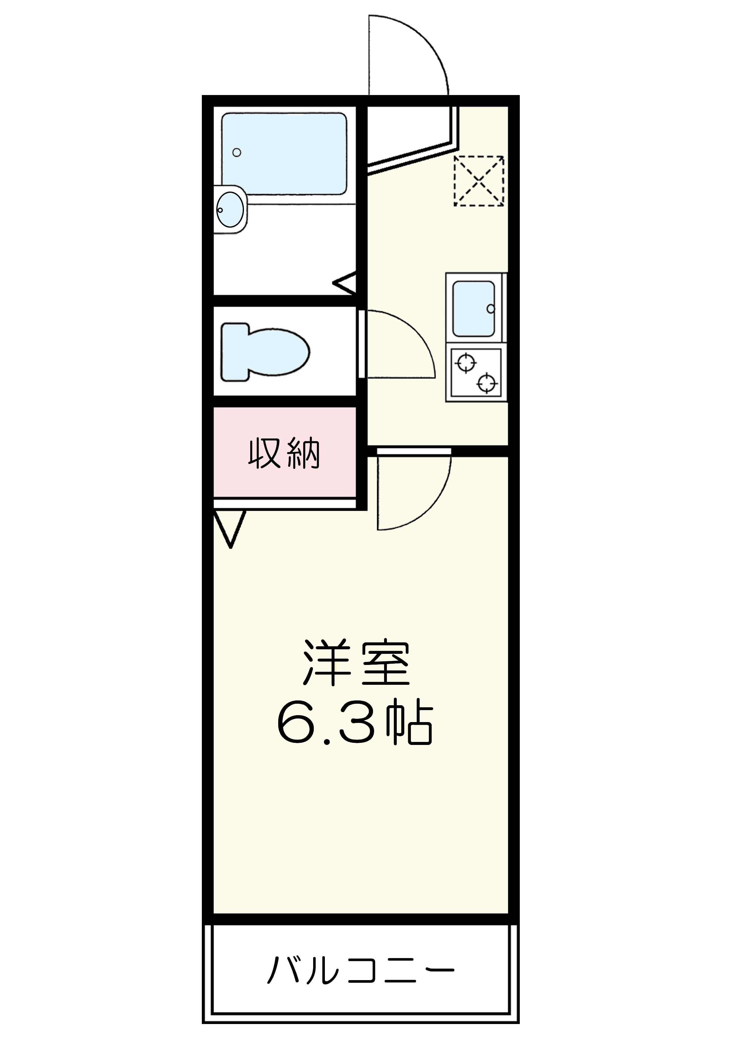 Brain若葉9の間取り