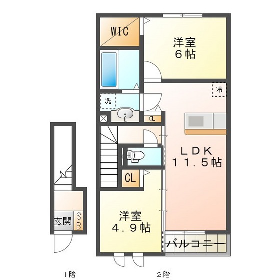 グランクレストの間取り