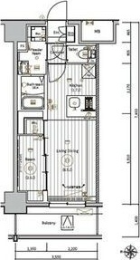 名古屋市中川区八熊のマンションの間取り