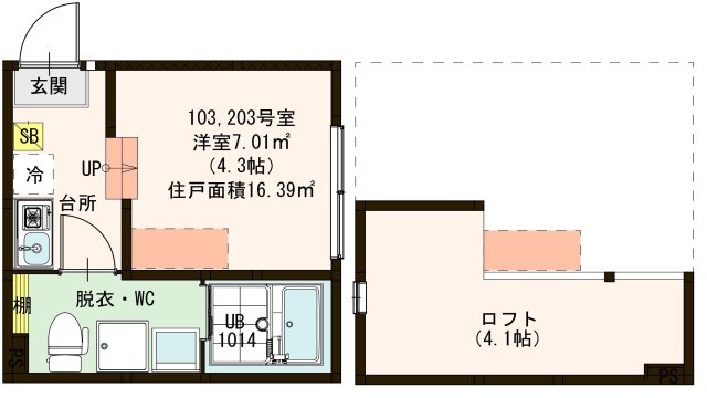 Champ de helianthe船堀の間取り