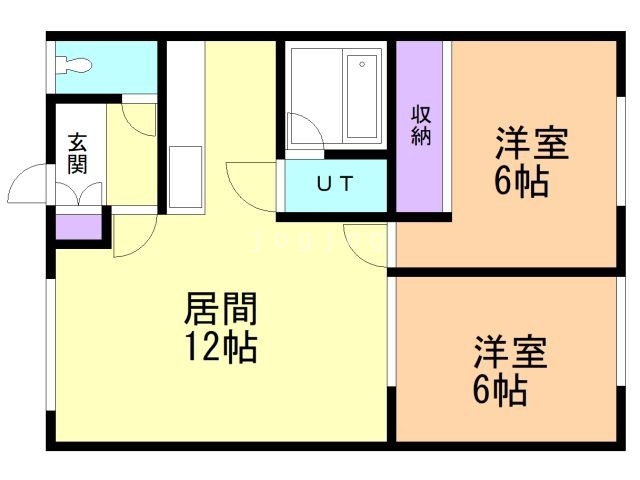 第５竹道ハイツの間取り