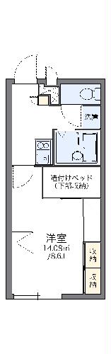 レオパレスライラックの間取り