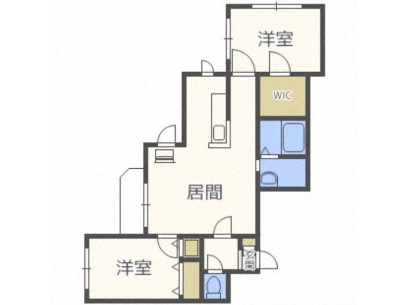 グランディール伏見の間取り