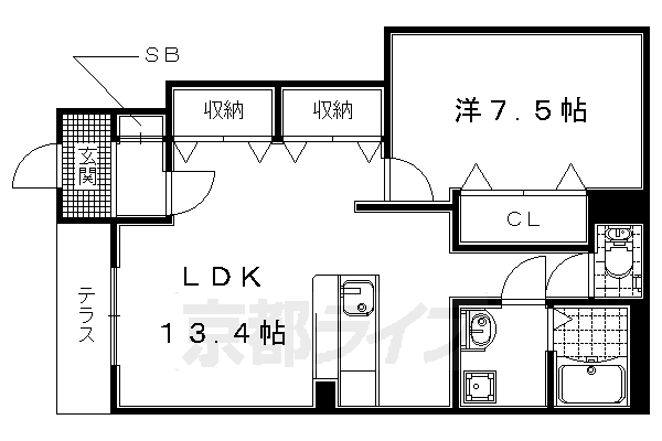 サンヒルズ　彩の間取り